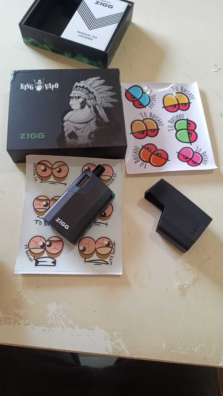 Vaporizador Zigg de cliente Tô Brisado