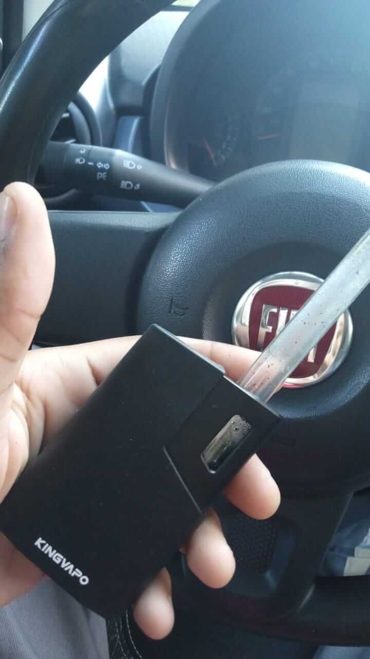 Zigg 2.0 uso no carro