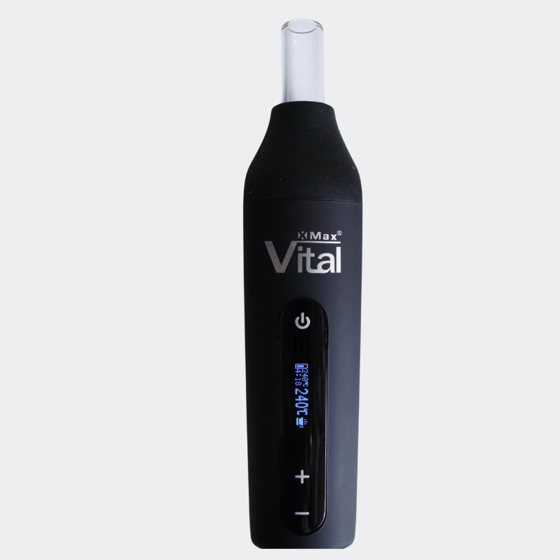 Vaporizador de erva Vital xmax com bocal de vidro