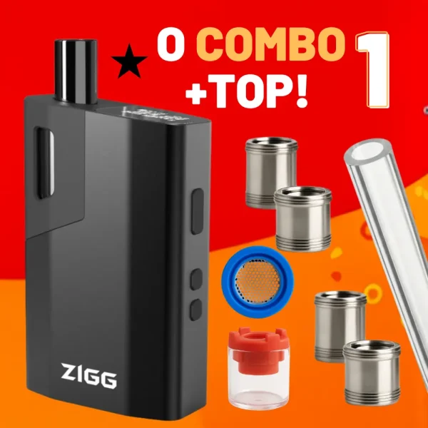 Combo top1 vaporizador de ervas ZIgg 3.0